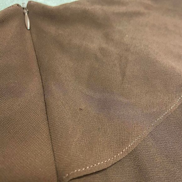 Brown Ruffle Blouse - Picture 6 of 6